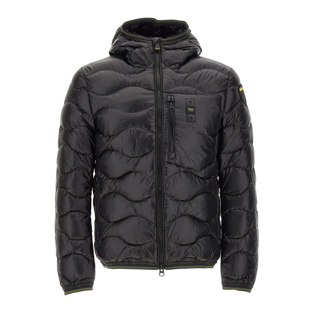 Blauer Jas Black Heren