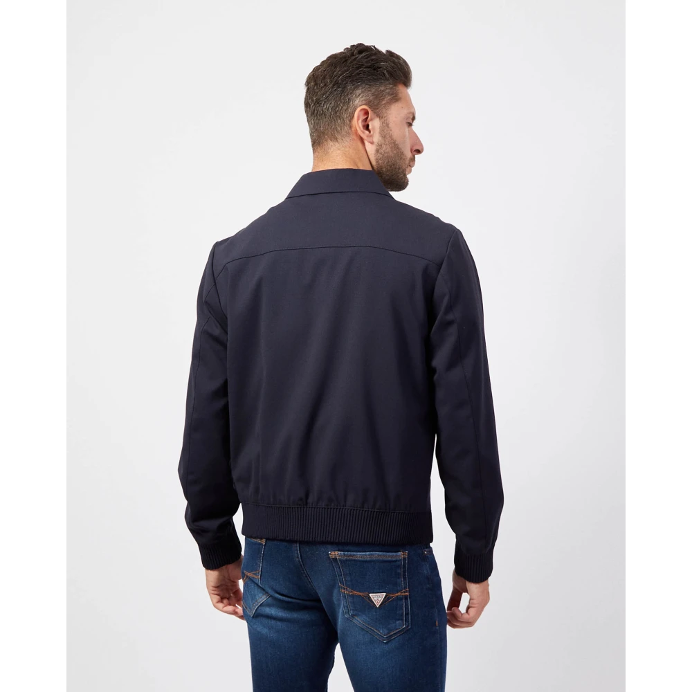 Boss Blauwe Moderne Jas Blue Heren