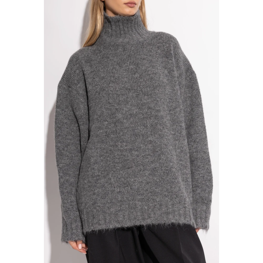 Jil Sander Oversized turtleneck Gray Dames