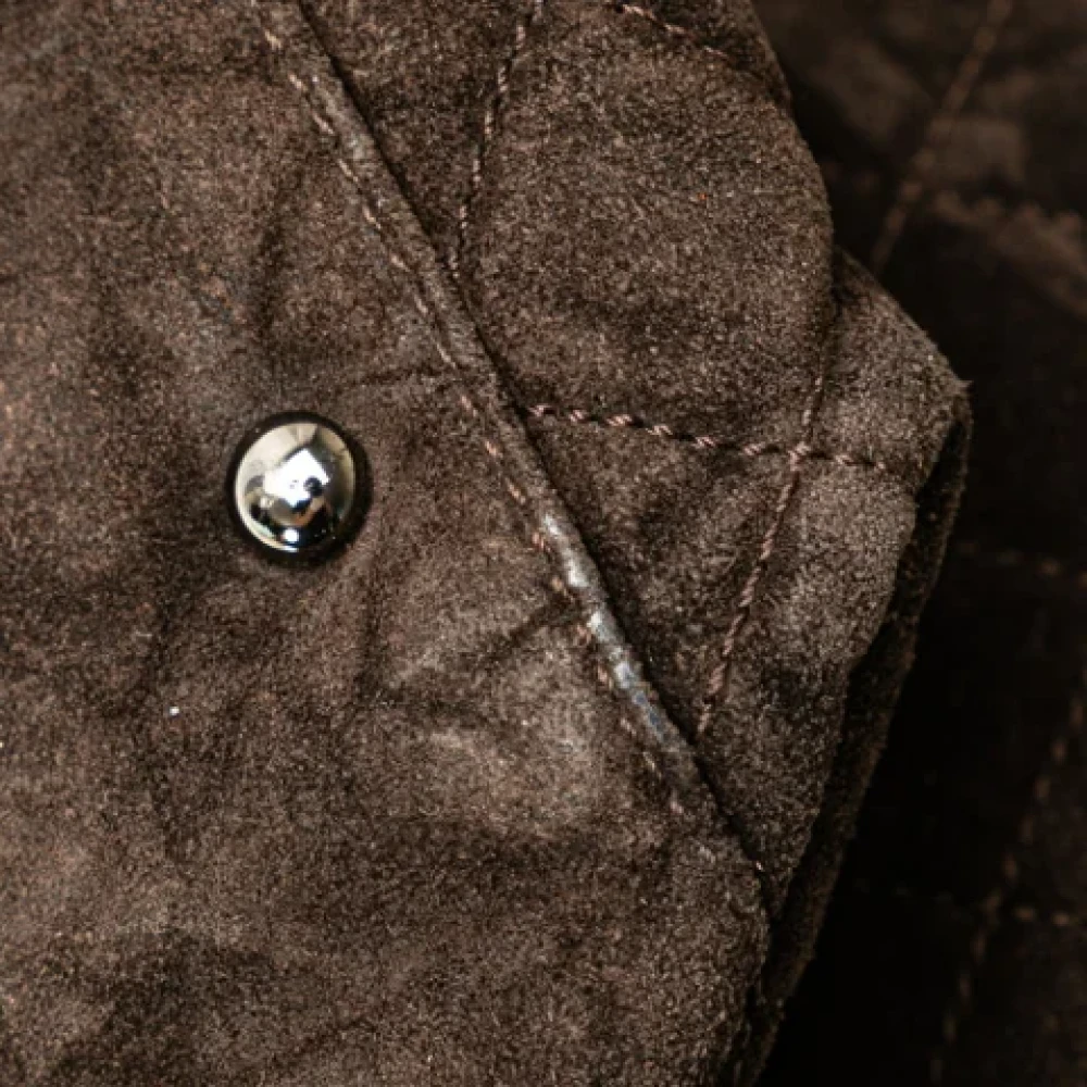 Chanel Vintage Pre-owned Suede chanel-bags Brown Dames
