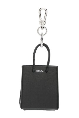 black-leather-logo-keychain