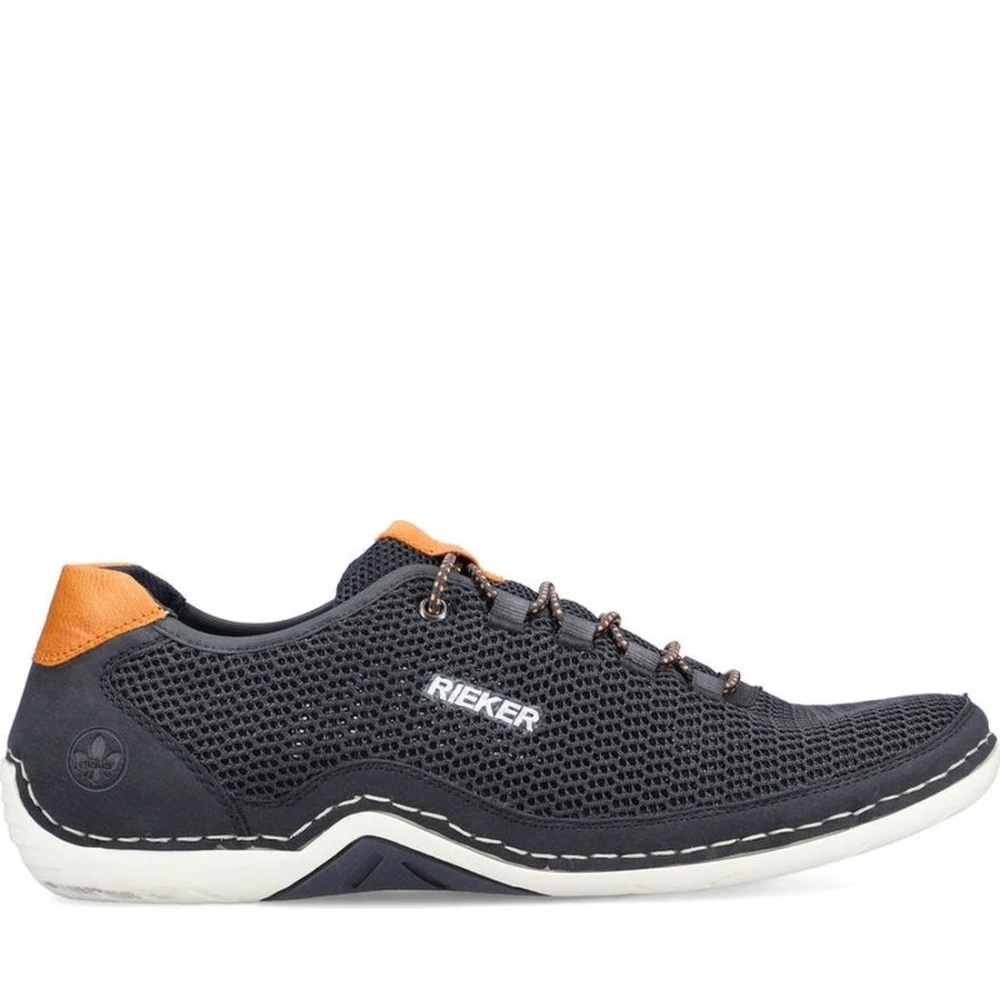 Rieker Men's Blue Sneakers, 9 Uk, Casual Trainers