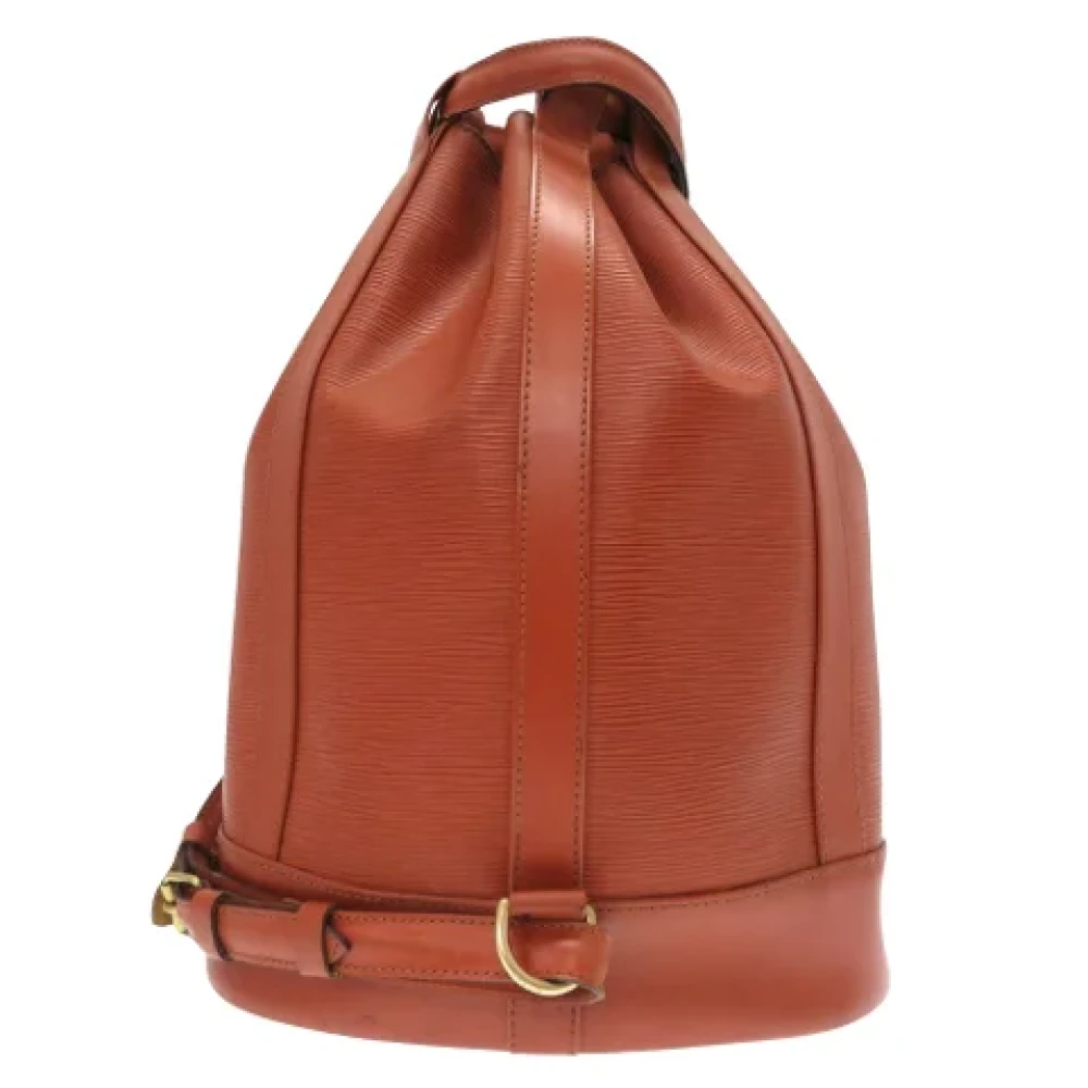 Louis Vuitton Vintage Pre-owned Leather backpacks Brown Dames