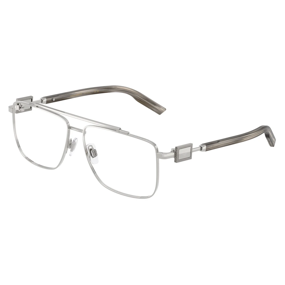 Dolce & Gabbana Men's Gray Optical Frame - Glasses - 58 Mm - Accessories