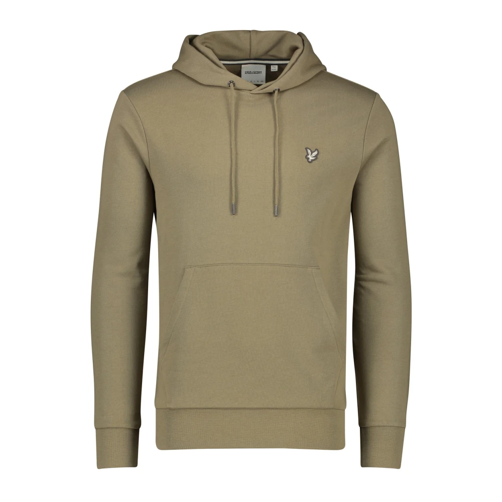 Lyle & Scott Khaki Hoodie voor Mannen Green Heren