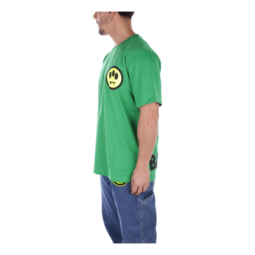 Barrow Groen Logo Voor en Achter T-shirt Green Heren