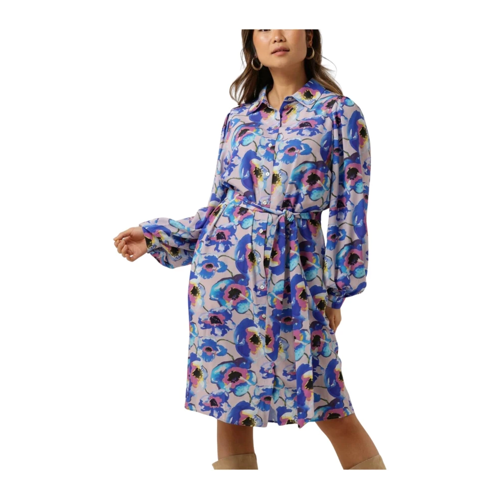 Jansen Amsterdam Femme Multicolor - Robe-Chemisier Imprimée À Manches Longues - Robes - E - Taille: 42 Fr