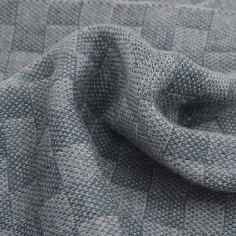 Louis Vuitton Vintage Pre-owned Wool scarves Blue Dames
