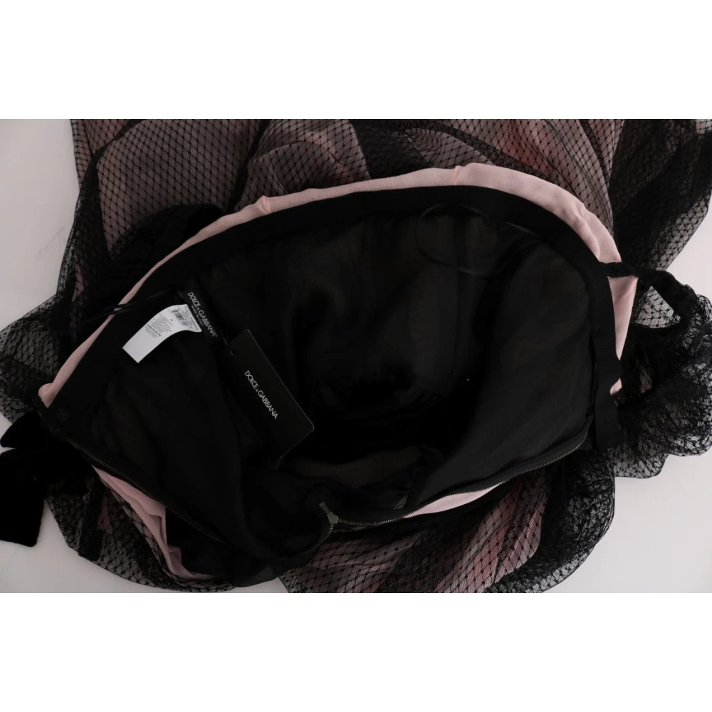 Dolce & Gabbana Exquise knielange schede jurk Black Dames