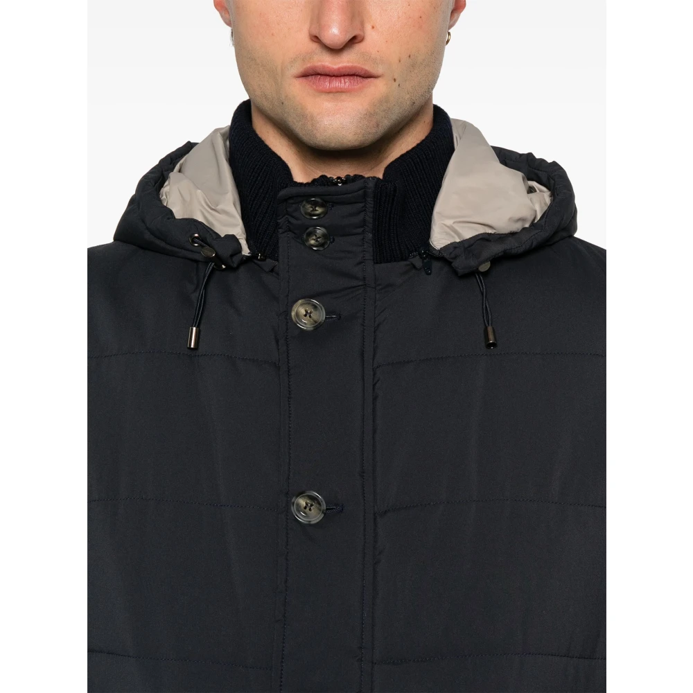 Barba Omkeerbare windjack met zakken Blue Heren