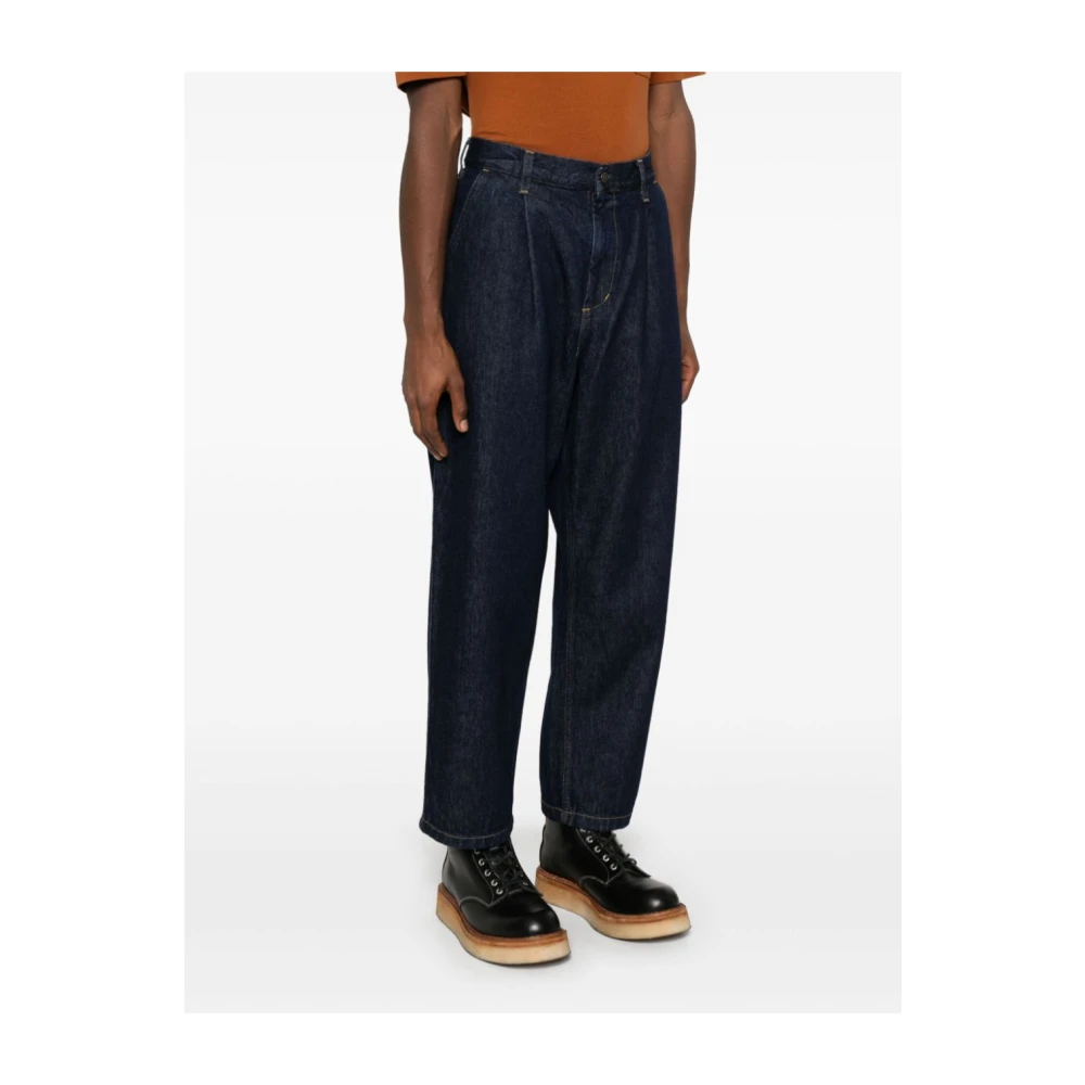 Carhartt WIP Wijde Broek Jace Pant Stijl Blue Heren