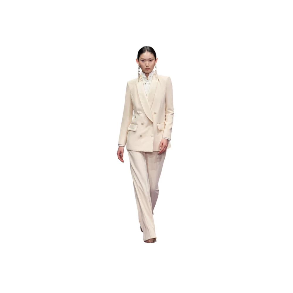Elisabetta Franchi Elegante Jas White Dames