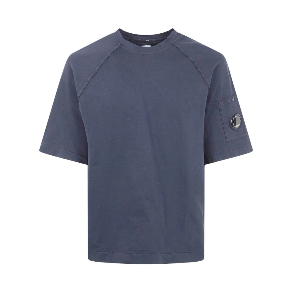 C.p. Company Men's Blue Cp Company T-Shirts And Polos