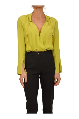 Georgette Body med Juveldetaljer
