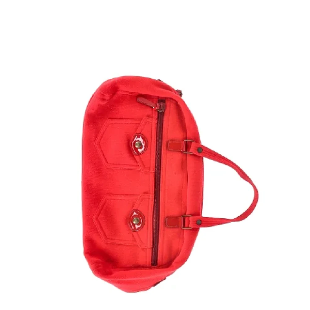 Miu Pre-owned Wool handbags Red Dames