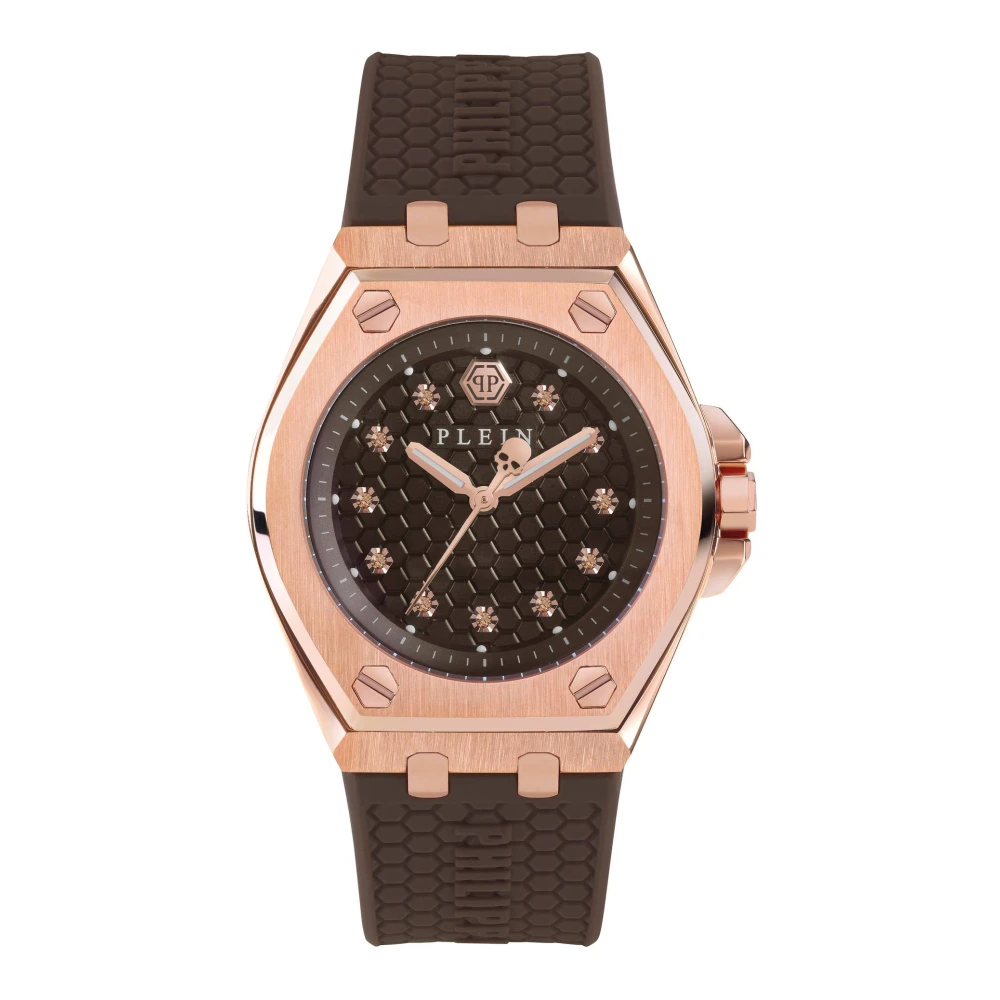 Philipp Plein Women's Brown Extreme Lady Crystal Watch