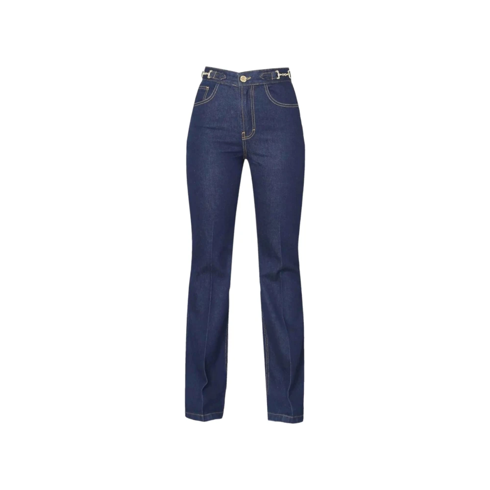Kocca Klassieke Boot-cut Jeans voor Vrouwen Blue Dames