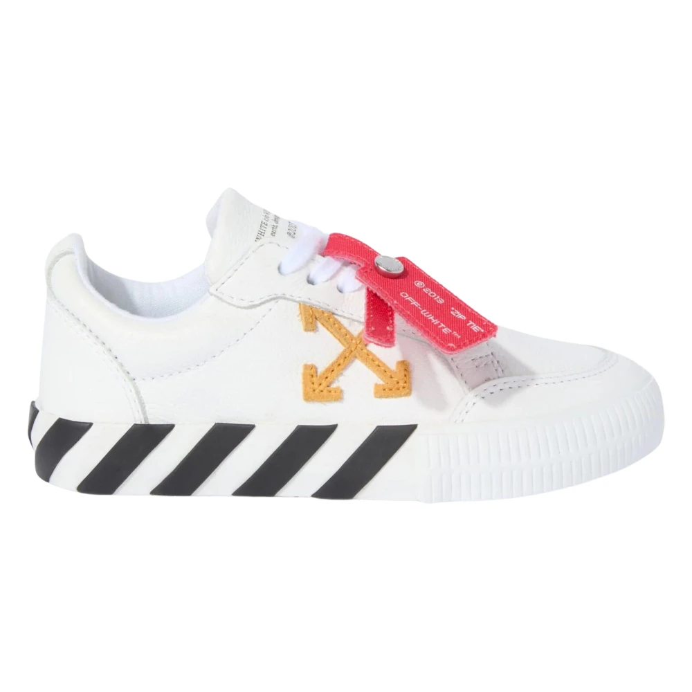 Off White Men's White Leather Vulcanized Trainers