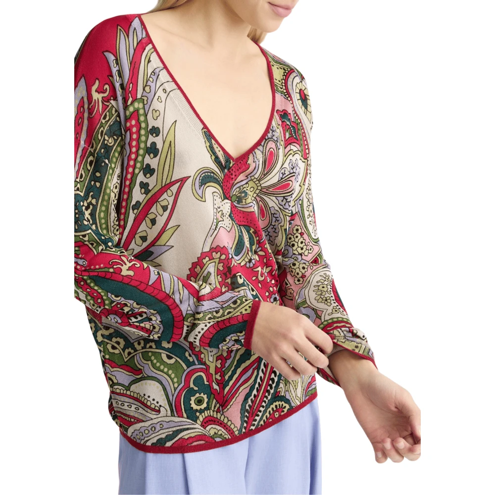 Liu Jo Kleurrijke Trui met Lange Mouwen Multicolor Dames