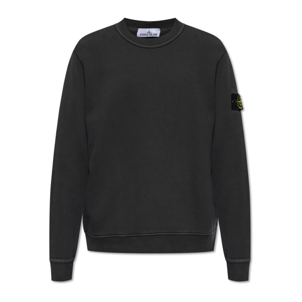 Stone Island Sweatshirt met logo Gray Heren