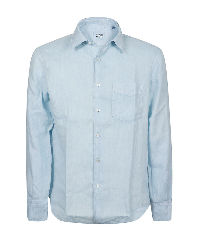 classic-blue-shirt-with-button-closure