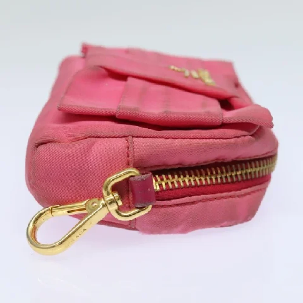 Prada Vintage Pre-owned Nylon pouches Pink Dames