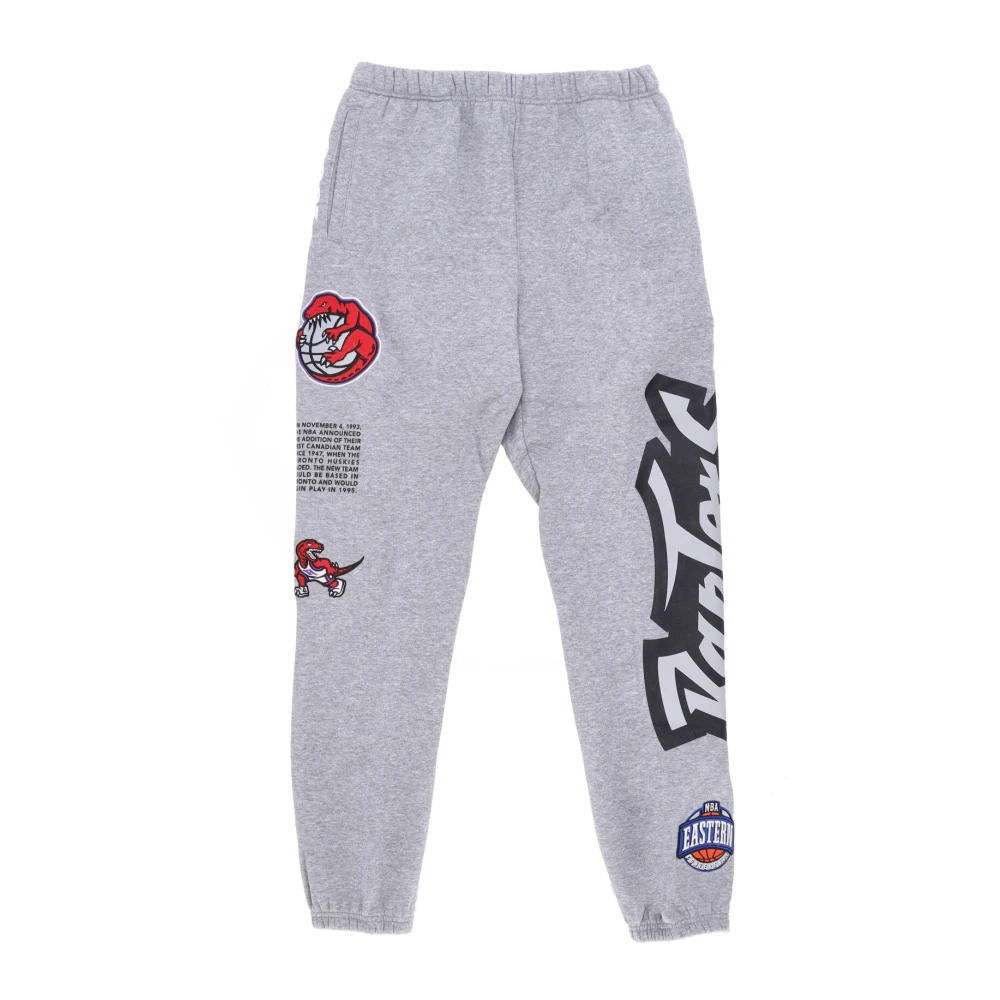 Mitchell & Ness NBA Team Origins Fleece Broek Gray Heren