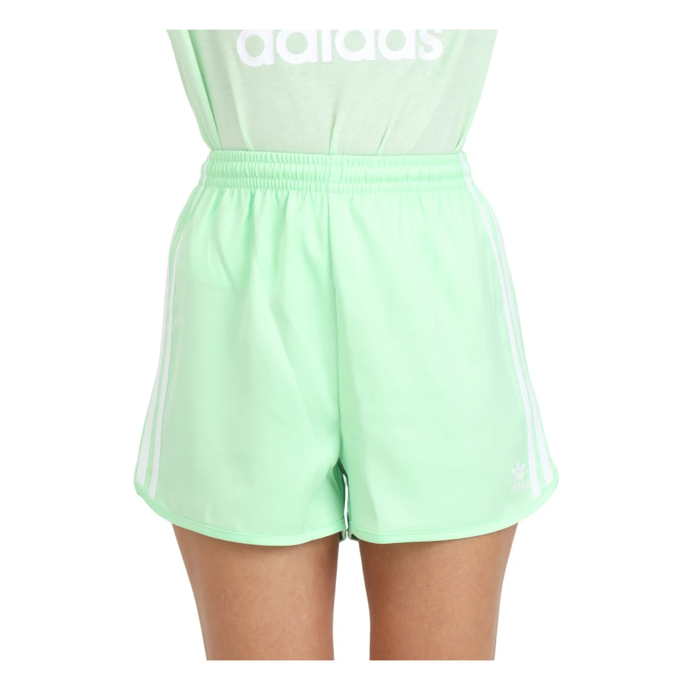 Adidas Originals Groene Satin Sprint Shorts Green Dames