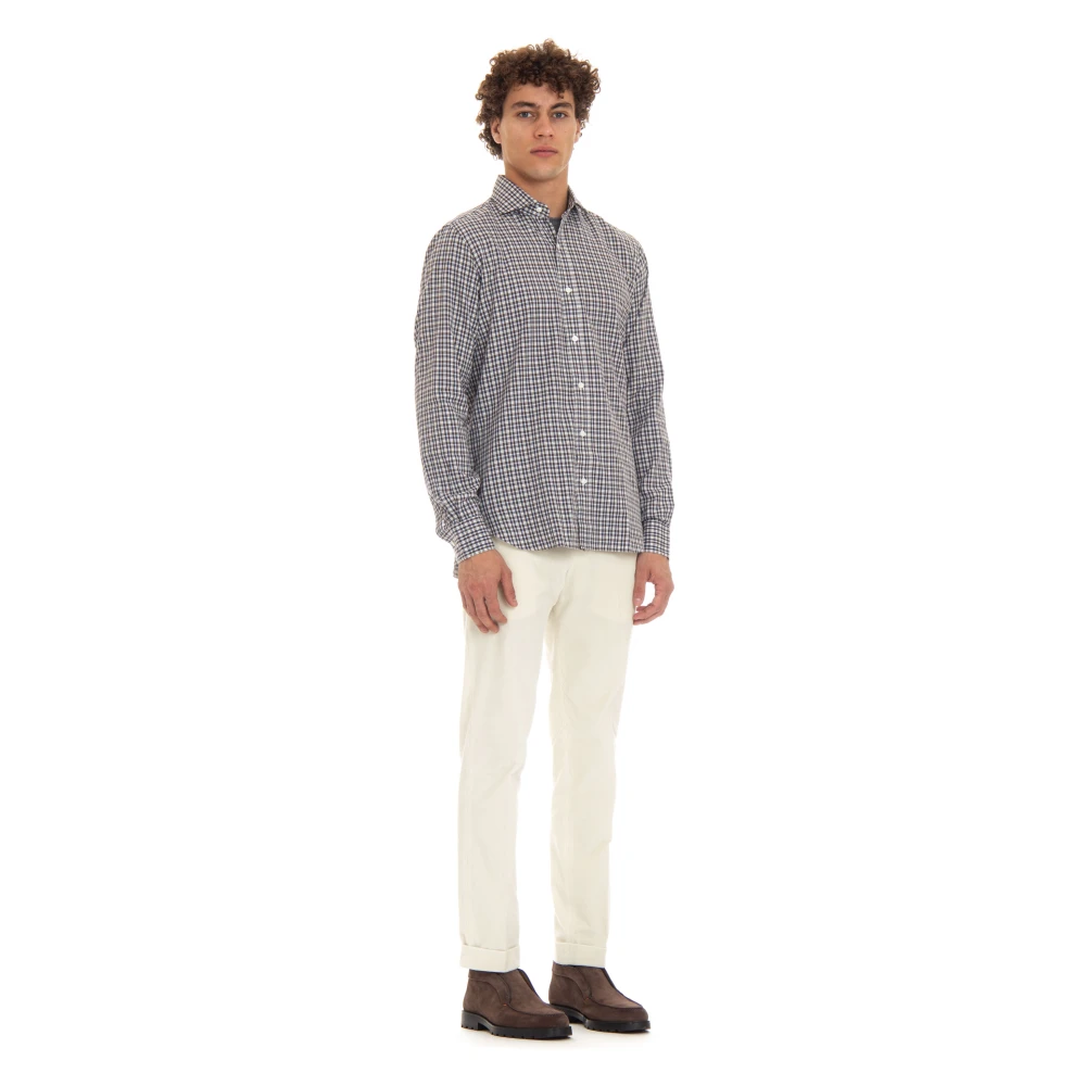 Barba Micro Patroon Maatwerk Overhemd Multicolor Heren