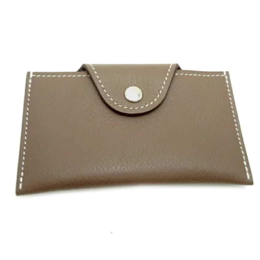 Hermès Vintage Pre-owned Canvas home-office Gray Dames