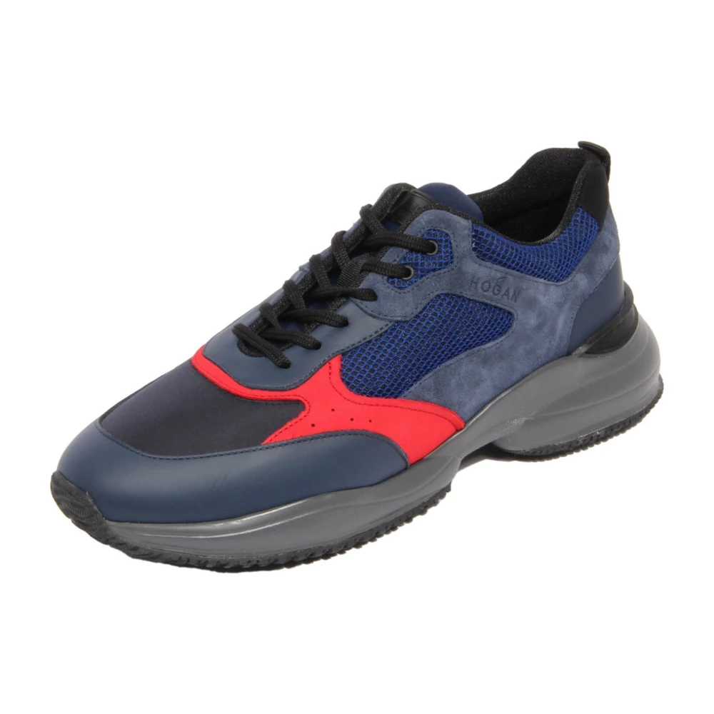 Hogan Interaction Allacciato Heren Schoenen Blauw