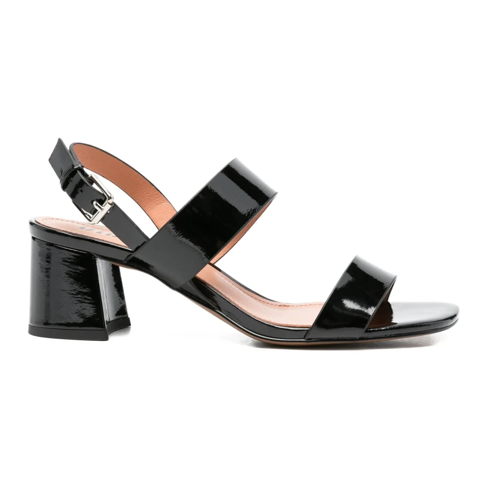 Bibi Lou Vrouw Zwart Schoenen Dames, 39 Eu, Leer, Cut-Out Sandalen
