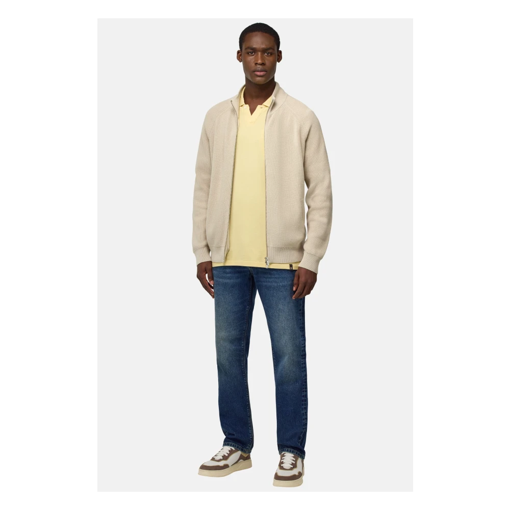 Boggi Milano Full-Zip Jumper Beige Heren