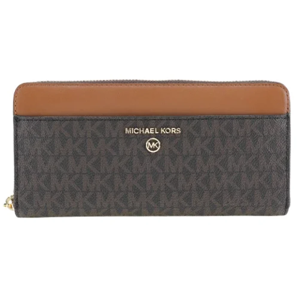 Michael Kors Pre-owned Leather wallets Brown Dames