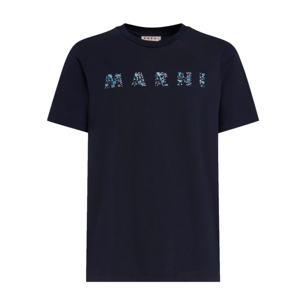 Marni Heren Stijlvolle T-shirts en Polos Blue Heren