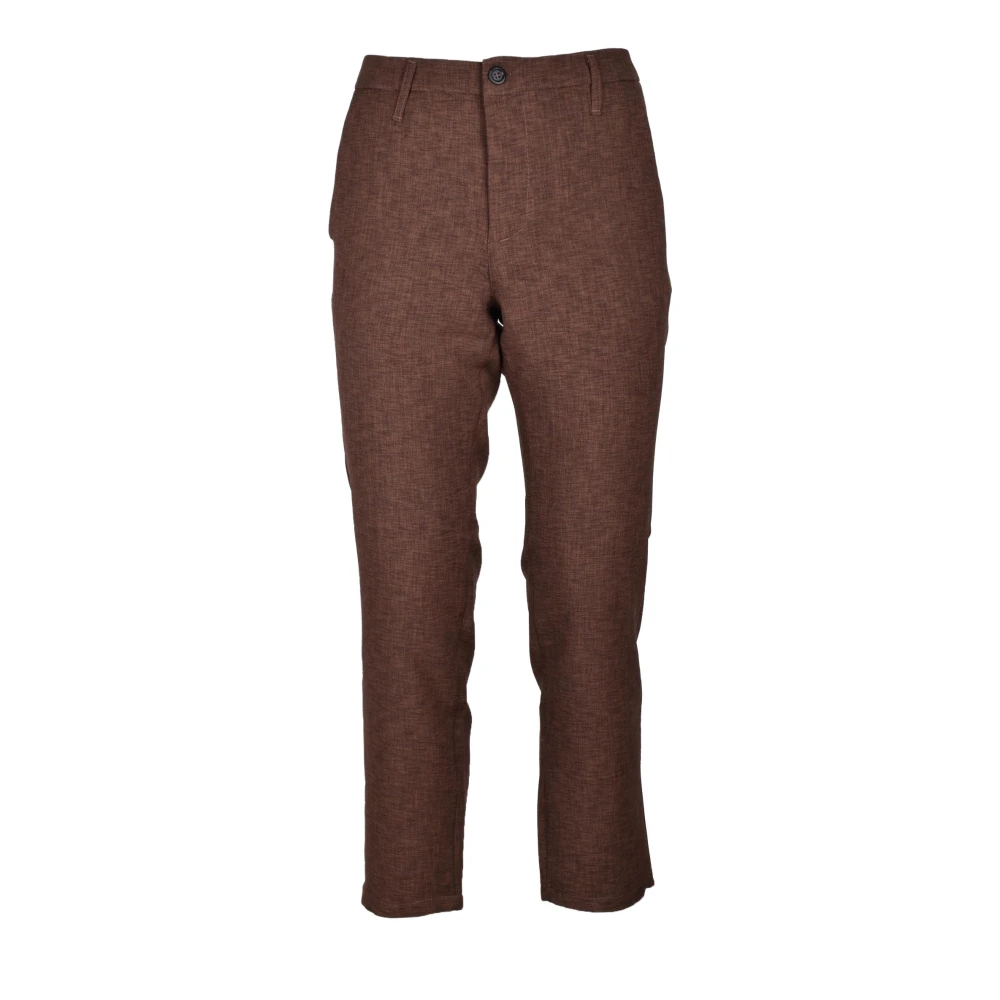 Imperial Polyester Casual Broek Brown Heren
