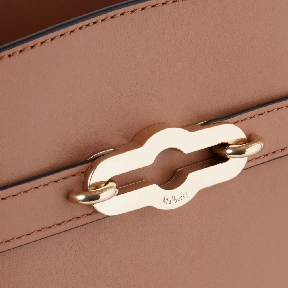 Mulberry Sable High Gloss Leren Tote Tas Brown Dames