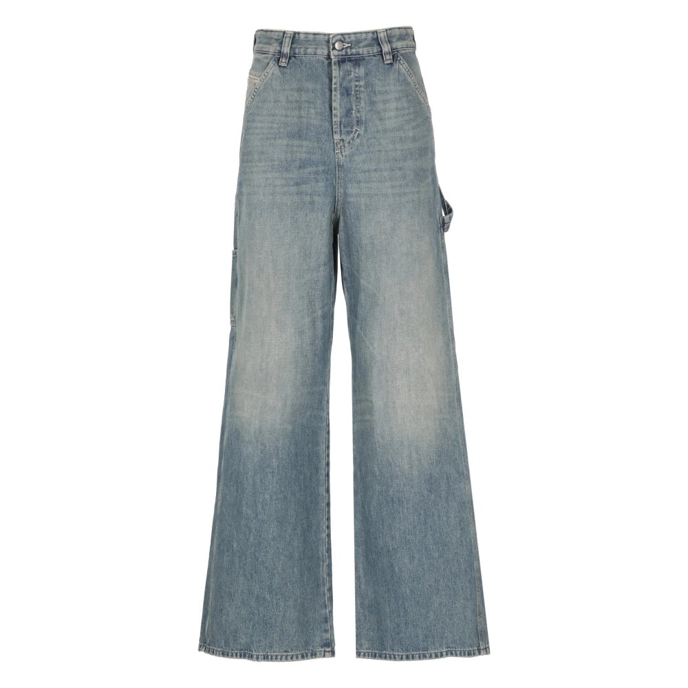 Diesel Women's Blue Wide Jeans, W28, 1996 D-Sire