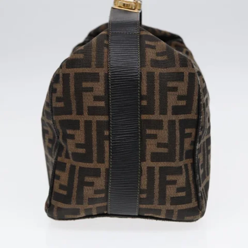 Fendi Vintage Pre-owned Canvas pouches Brown Dames