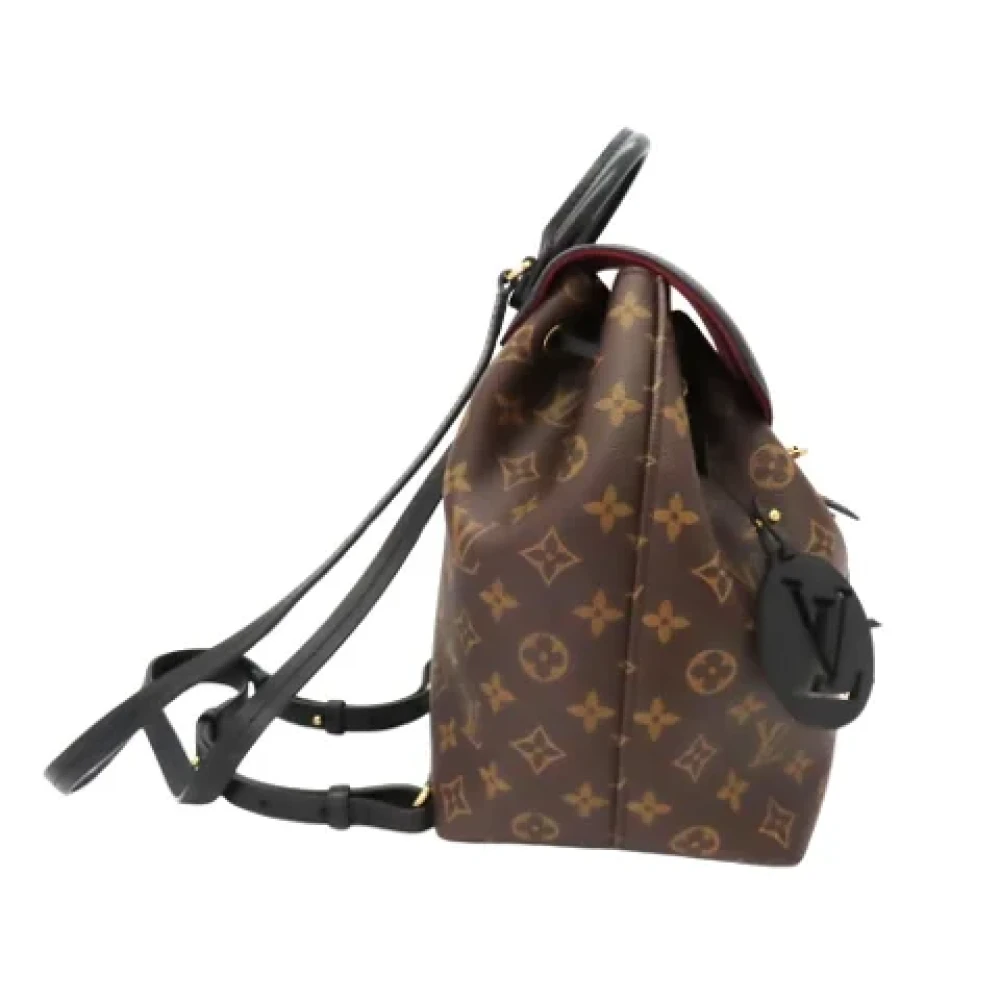 Louis Vuitton Vintage Pre-owned Canvas backpacks Brown Dames