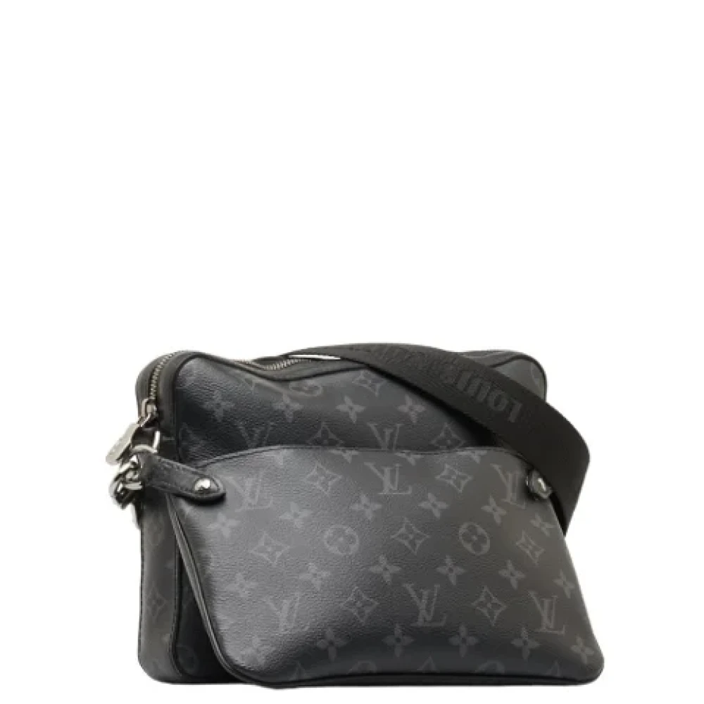 Louis Vuitton Vintage Pre-owned Plastic shoulder-bags Black Dames
