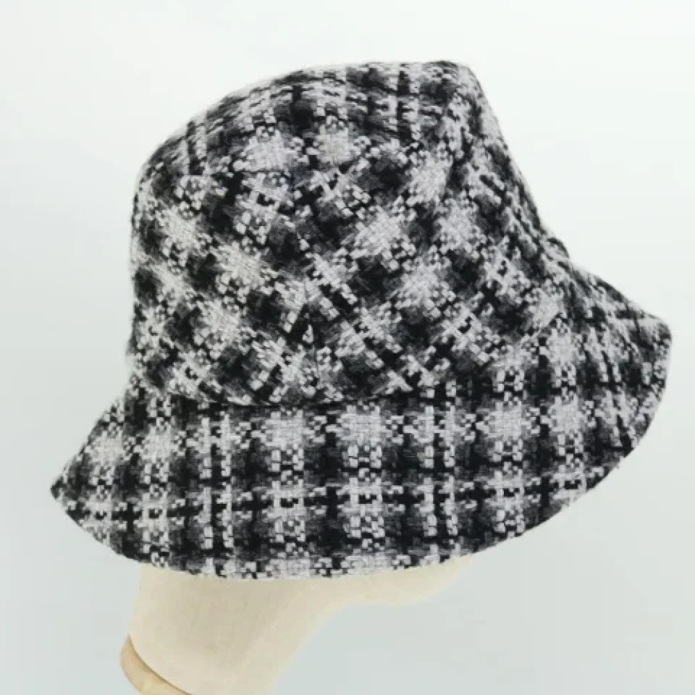 Chanel Vintage Pre-owned Wool hats White Dames