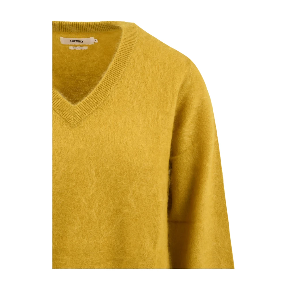 Notshy Gele Sweater Benedicte Model Yellow Dames