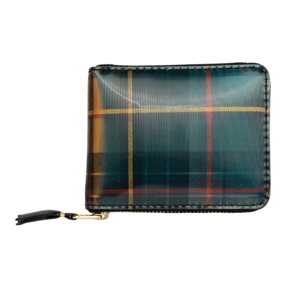 Comme des Garçons Lenticular Tartan Portemonnee Green Unisex