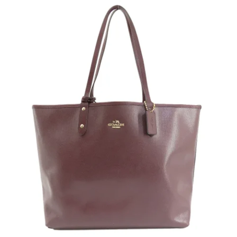 Coach Pre-owned Plastic totes Brown Dames