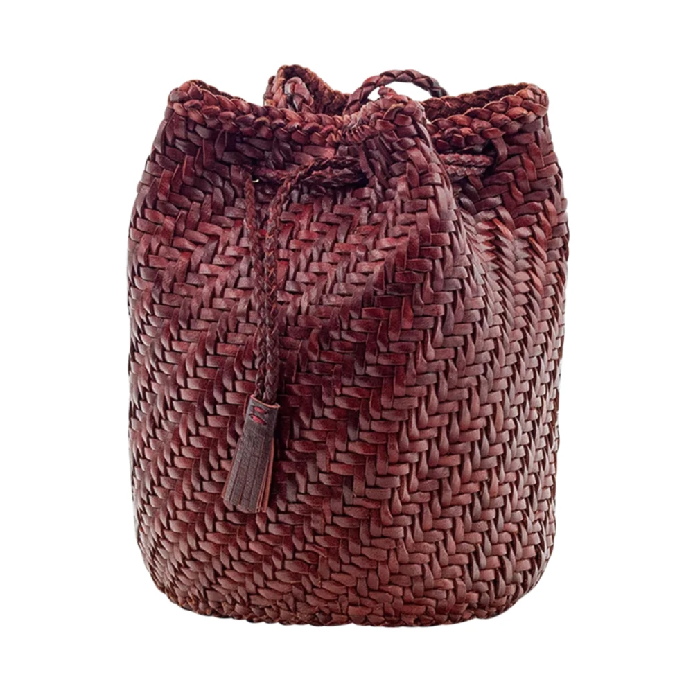 Dragon Diffusion Bordeaux Crossbody Tas met Kwastje Red Dames