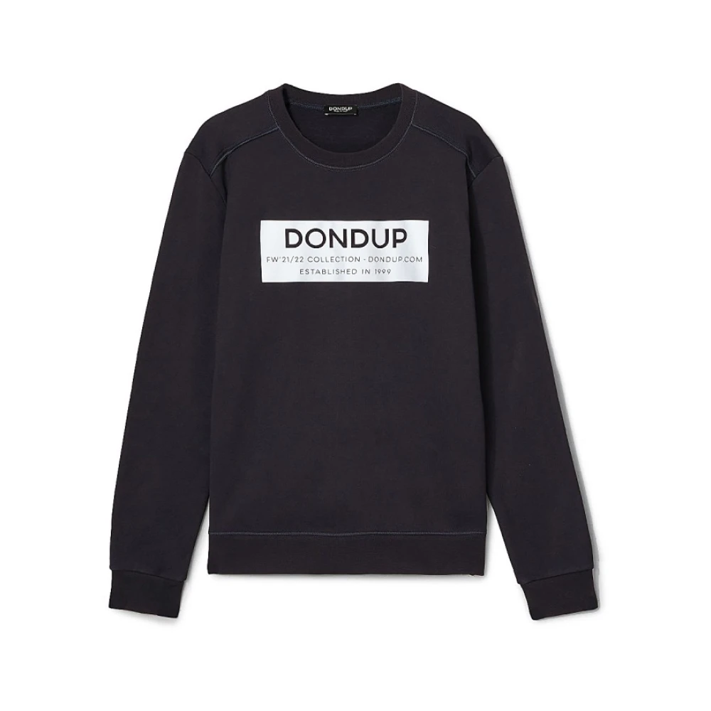 Dondup Men's Black Felpa - Sweatshirts - L - Sweatshirts & Hoodies