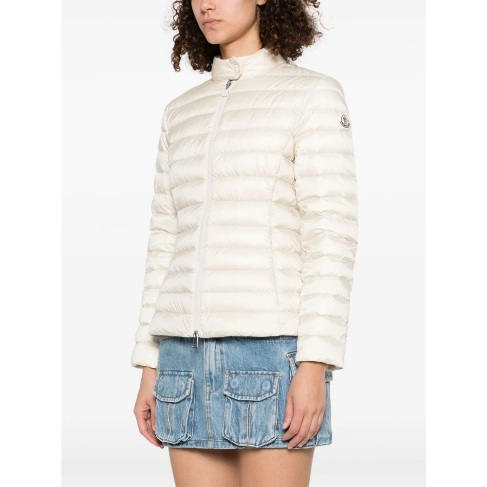 Moncler Witte Winterjassen White Dames