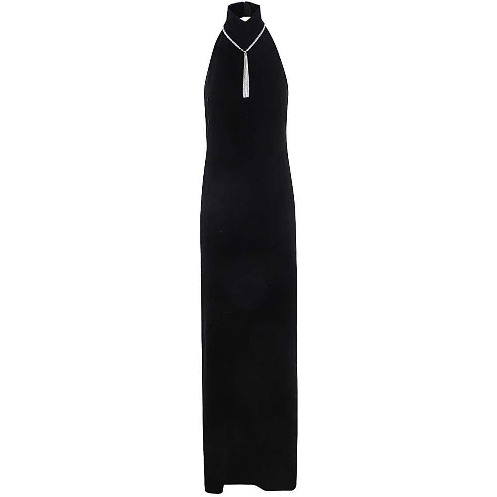 Max Mara Elegante Lange Jurk voor Vrouwen Black Dames