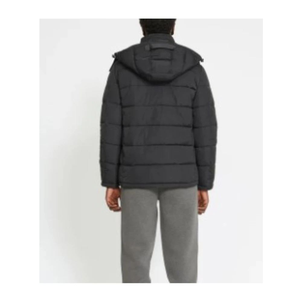 John Richmond Gewatteerde jas voor mannen Black Heren
